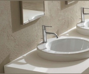 Раковина встроенная Globo Lavabi darredamento Band SAP50.BI*1, 50х50 см