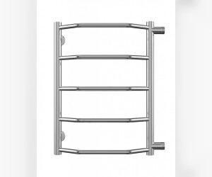 Полотенцесушитель водяной Terminus Виктория П5 400x596 с боковым подключением 500, ширина 47.7 см, высота 59.6 см