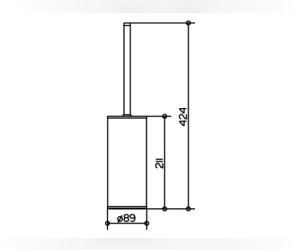 Ершик Keuco Collection Moll 04969 010100 напольный