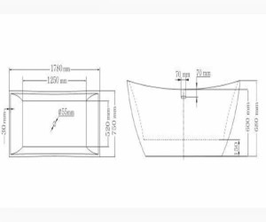 Акриловая ванна Lagard Issa Brown Wood lgd-issa-bw