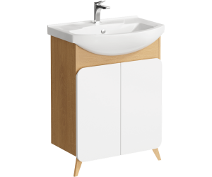 Напольная тумба 65 см с двумя дверцами с умывальником