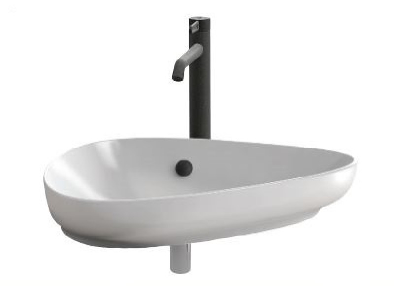 Раковина Jacob Delafon Nouvelle Vague EVI102-00, накладная, 56 х 40 х 18 см