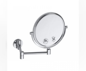 Косметическое зеркало Bemeta 112201518 23.8 x 46.5 x 25.5 см, без подсветки, хром