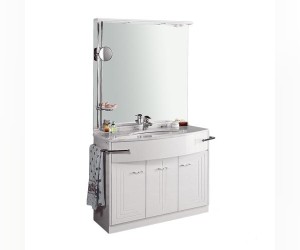 Комплект мебели Labor Legno PARIS 90, белый лак/хром