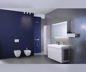 Тумба под раковину Geberit Smyle Square 500.354.JK.1, 90 см, цвет лава