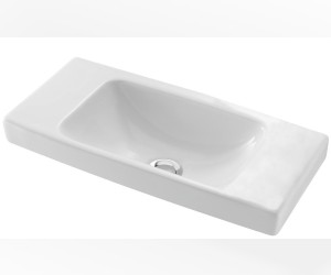 Раковина Jacob Delafon Odeon Up E4701-00, 50 х 22 см, с двумя размеченными отверстиями, без перелива