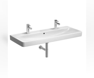 Раковина Geberit Smyle Square 500.253.01.1, 120 х 48 см, белая