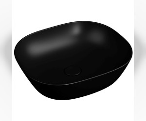 Раковина Vitra Plural накладная 45 х 38 см, цвет черный матовый, 7810B483-0016