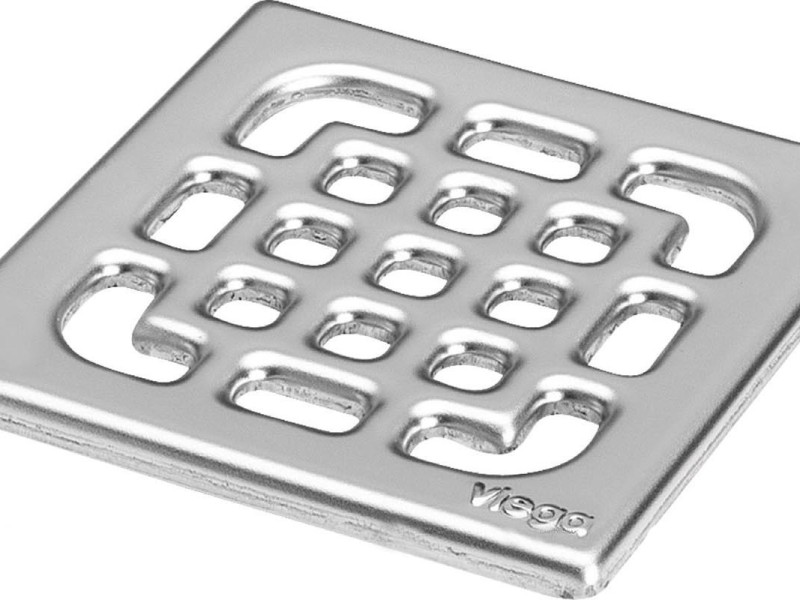 Трап Viega Advantix 556914, 100 x 100 мм, с решеткой из нержавеющей стали