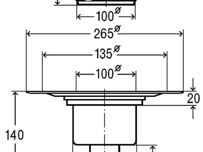 Трап Viega Advantix 556914, 100 x 100 мм, с решеткой из нержавеющей стали