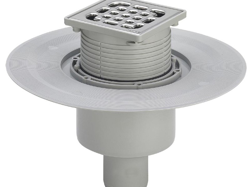 Трап Viega Advantix 556914, 100 x 100 мм, с решеткой из нержавеющей стали