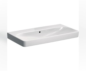 Раковина Geberit Smyle Square 500.250.01.1, 90 х 48 см, белая