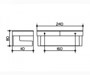 Корзинка для душа Keuco Collection Moll 12758 010000, белая
