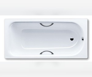 Стальная ванна Kaldewei Saniform Plus Star мод. 336, 170 х 75 х 41 см, с отверстиями для ручек, easy-clean, 1336.0001.3001