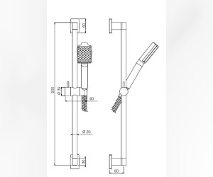 Душевой гарнитур Fima Carlo Frattini Quad F2239