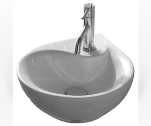 Раковина подвесная Globo Lavabi darredamento Misura MI013.BI*1, 35х35 см, белая