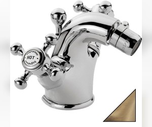 Смеситель для биде Bugnatese Lady 944BR, с донным клапаном, бронза