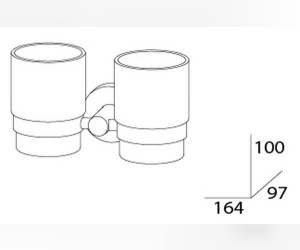 Стакан стеклянный двойной Artwelle Harmonie HAR 013