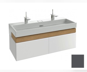 Тумба под раковину Jacob Delafon Terrace 120 см, EB1188-442, цвет - серый антрацит блестящий