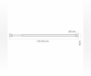 Карниз для ванны WasserKraft Elbe SC-721121
