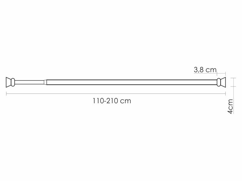 Карниз для ванны WasserKraft Elbe SC-721121