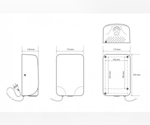 Сушилка для рук Bemeta Hotel 924224131 17.3 x 14.5 x 25.5 см, сталь полированная