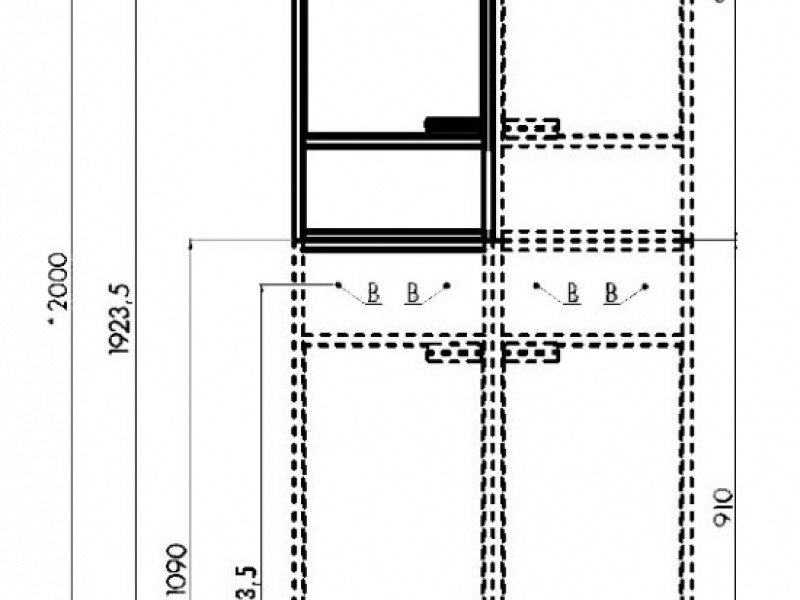 Пенал Акватон Флай 35 см, 1-створчатый, белый, дуб крафт, левый/правый