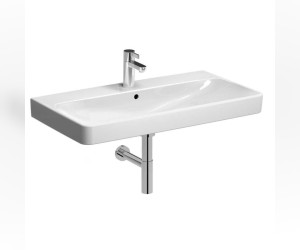 Раковина Geberit Smyle Square 500.251.01.1, 90 х 48 см, белая