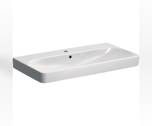 Раковина Geberit Smyle Square 500.251.01.1, 90 х 48 см, белая