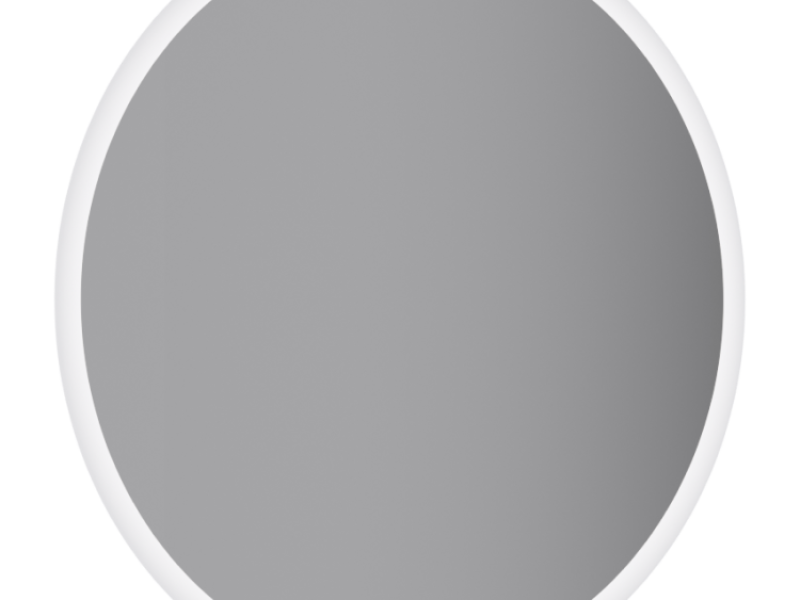 Зеркало со светодиодной подсветкой, сенсорным выключателем, регулятором освещенности и обогревом