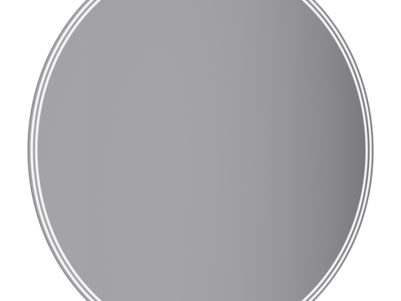 Зеркало со светодиодной подсветкой, сенсорным выключателем, регулятором освещенности и обогревом