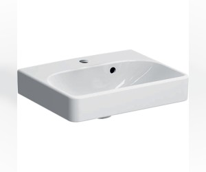 Раковина Geberit Smyle Square 500.222.01.1, 45 х 36 см, белая