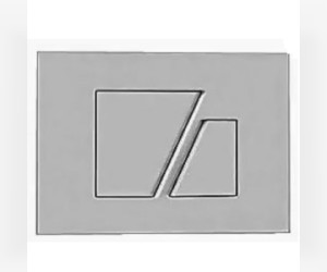 Клавиша Sanit S707 16.707.93.0000, хром матовый