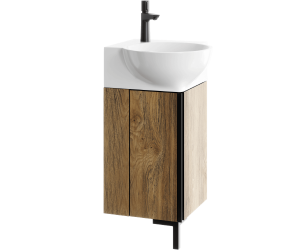 Напольная тумба с двумя дверьми с умывальником