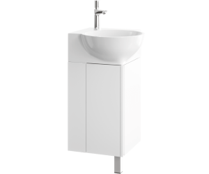 Напольная тумба с двумя дверьми с умывальником