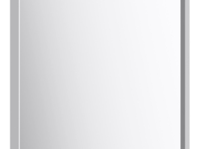 Зеркало в металлической раме, цвет белый, 50*90 см