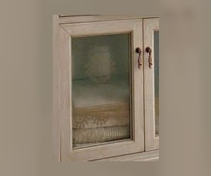 Тумба напольная Labor Legno VICTORIA HPL 90V PAT, под раковину и столешницу с стеклянными вставками, бежевый с патиной/бронза 82*52*81 см