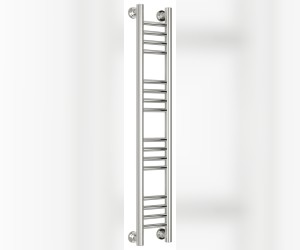 Полотенцесушитель водяной Сунержа Богема+ 100 x 15 см, 00-0220-1015, прямые перемычки, хром