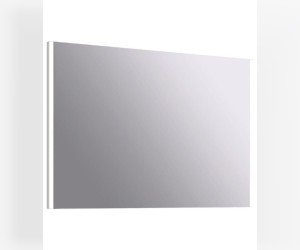 Зеркало со светодиодной подсветкой в металлическом профиле, выключателем и регулятором освещенности.