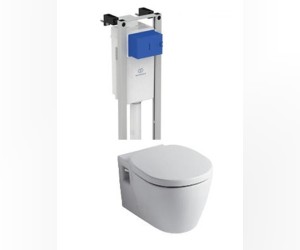 Инсталляция Ideal Standard ProSys Eco Frame M W220101 с унитазом Connect E803501, сиденье микролифт E712701, комплект