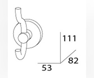 Крючок-вешалка Artwelle Harmonie HAR 004