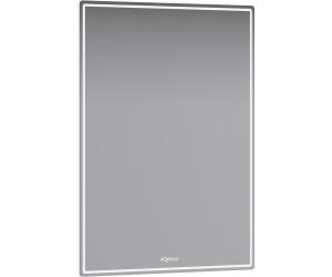 Зеркало со светодиодной подсветкой, сенсорным выключателем и регулятором освещенности.