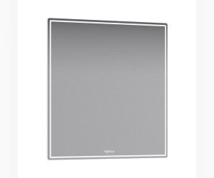Зеркало со светодиодной подсветкой, сенсорным выключателем и регулятором освещенности.