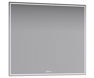 Зеркало со светодиодной подсветкой, сенсорным выключателем и регулятором освещенности.