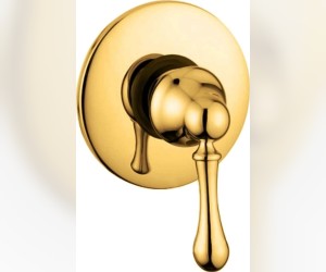 Смеситель для душа Bugnatese Maya 8930DO, с внутренней частью, золото