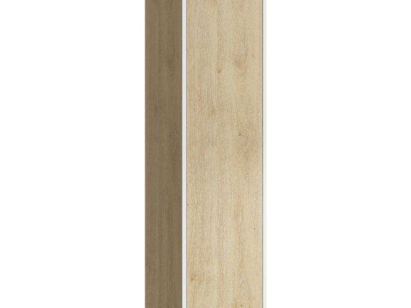 Универсальный левый/правый подвесной пенал 35 см с одной дверью, цвет дуб давос