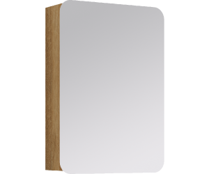 Зеркальный шкаф с одной дверью(петли установлены слева)