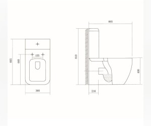 Унитаз-компакт Aquatek Либра с сиденьем Soft Close, белый, AQ1263-00