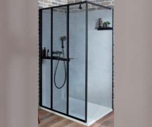 Душевое ограждение Jacob Delafon Nouvelle Vague 400, стекло прозрачное