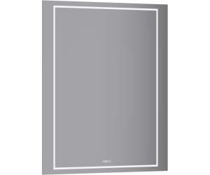 Зеркало со светодиодной подсветкой, сенсорным выключателем, регулятором освещенности и обогревом